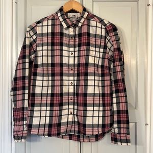 Ladies NorthFace Flannel Shirt Sz M